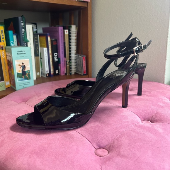 Vince Camuto Black Patent Leather Heels - Picture 2 of 4